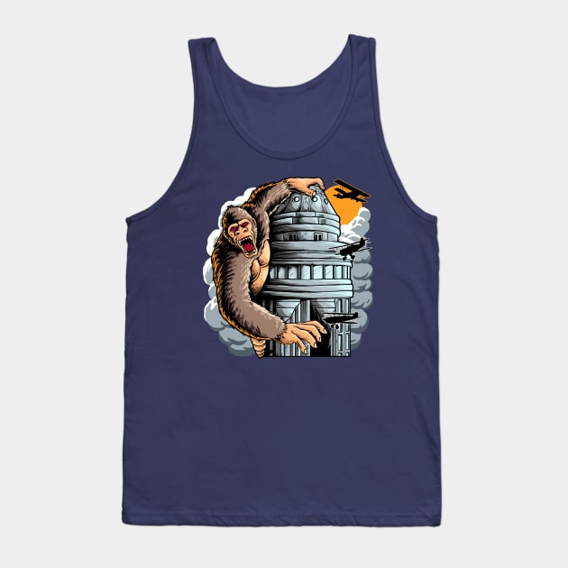 King Kong Tank Top by mrgeek